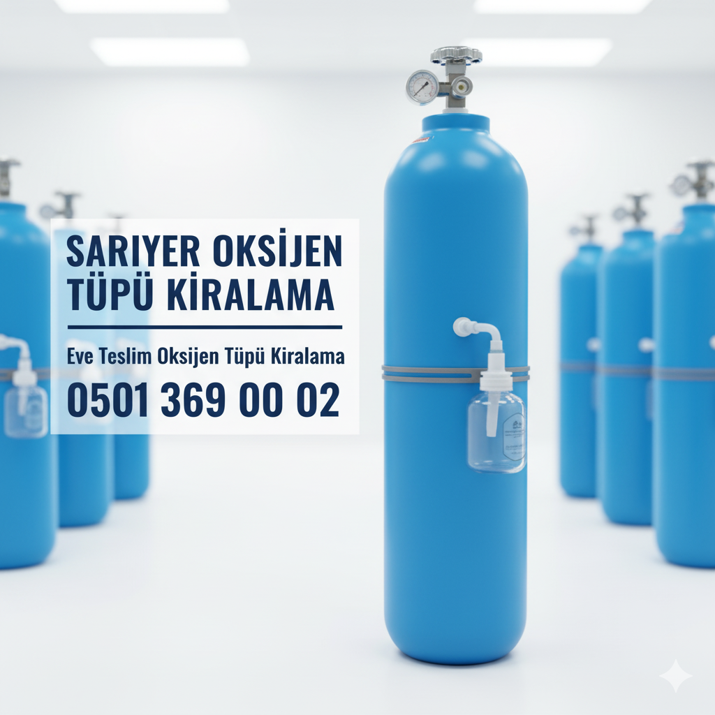 Sarıyer Oksijen Tüpü Kiralama